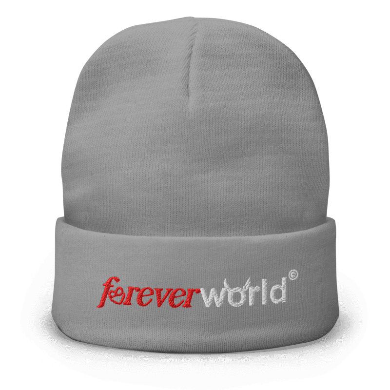 Foreverworld Knit Beanie(Grey)