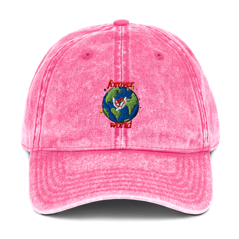 Foreverworld Vintage Cap(Pink)