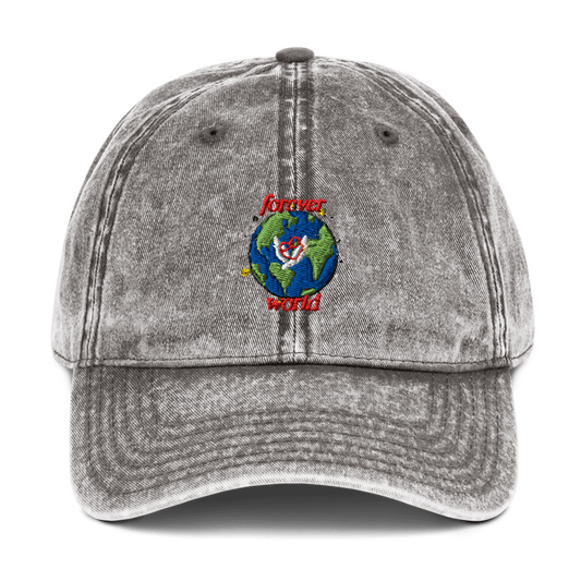 Foreverworld Vintage Cap(Grey)