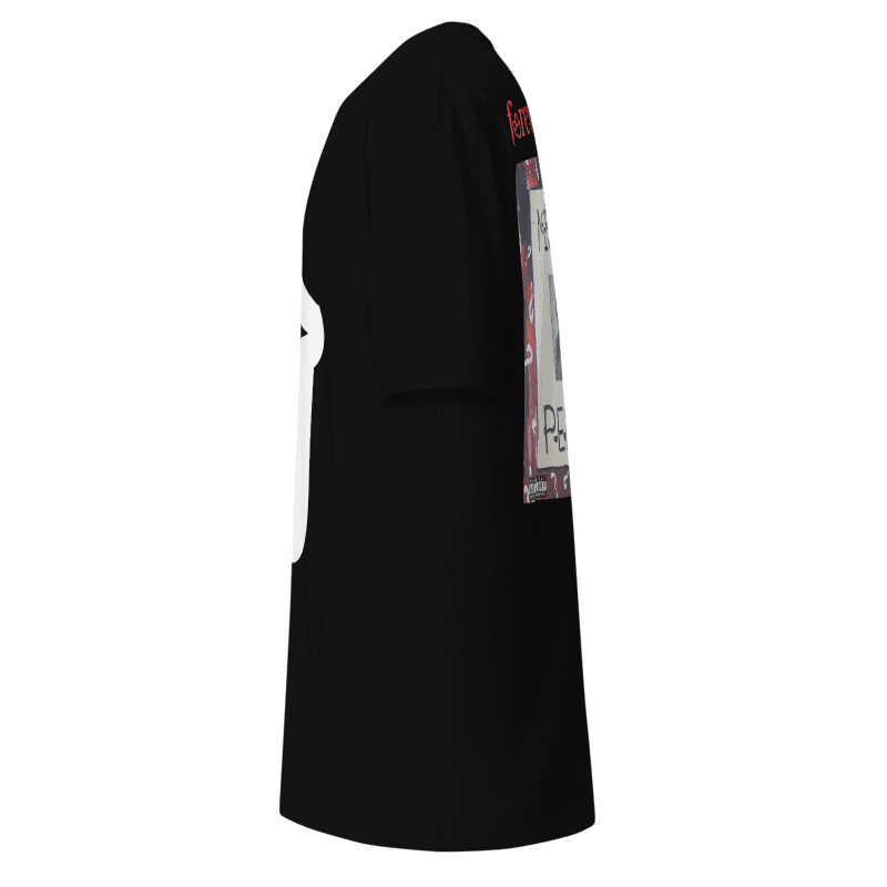 justin michael x foreverworld "missing person" tee (black)