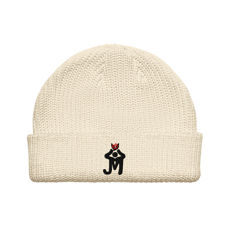 Justin Michael x Foreverworld Fisherman Beanie(Cream)