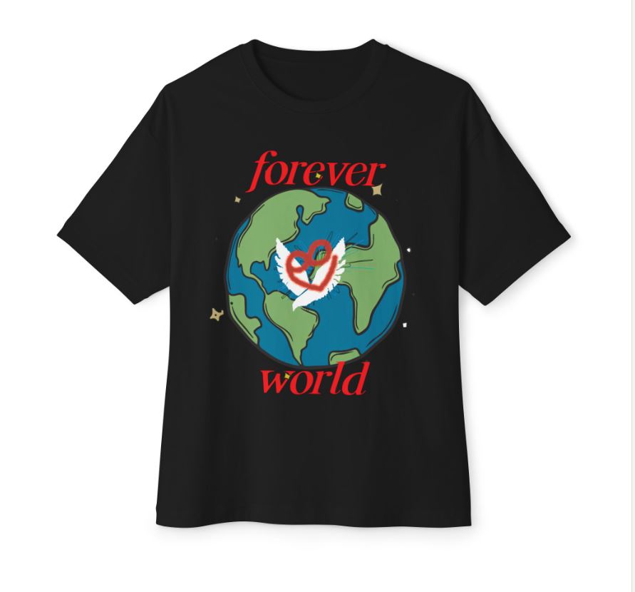 foreverworld tee (black)